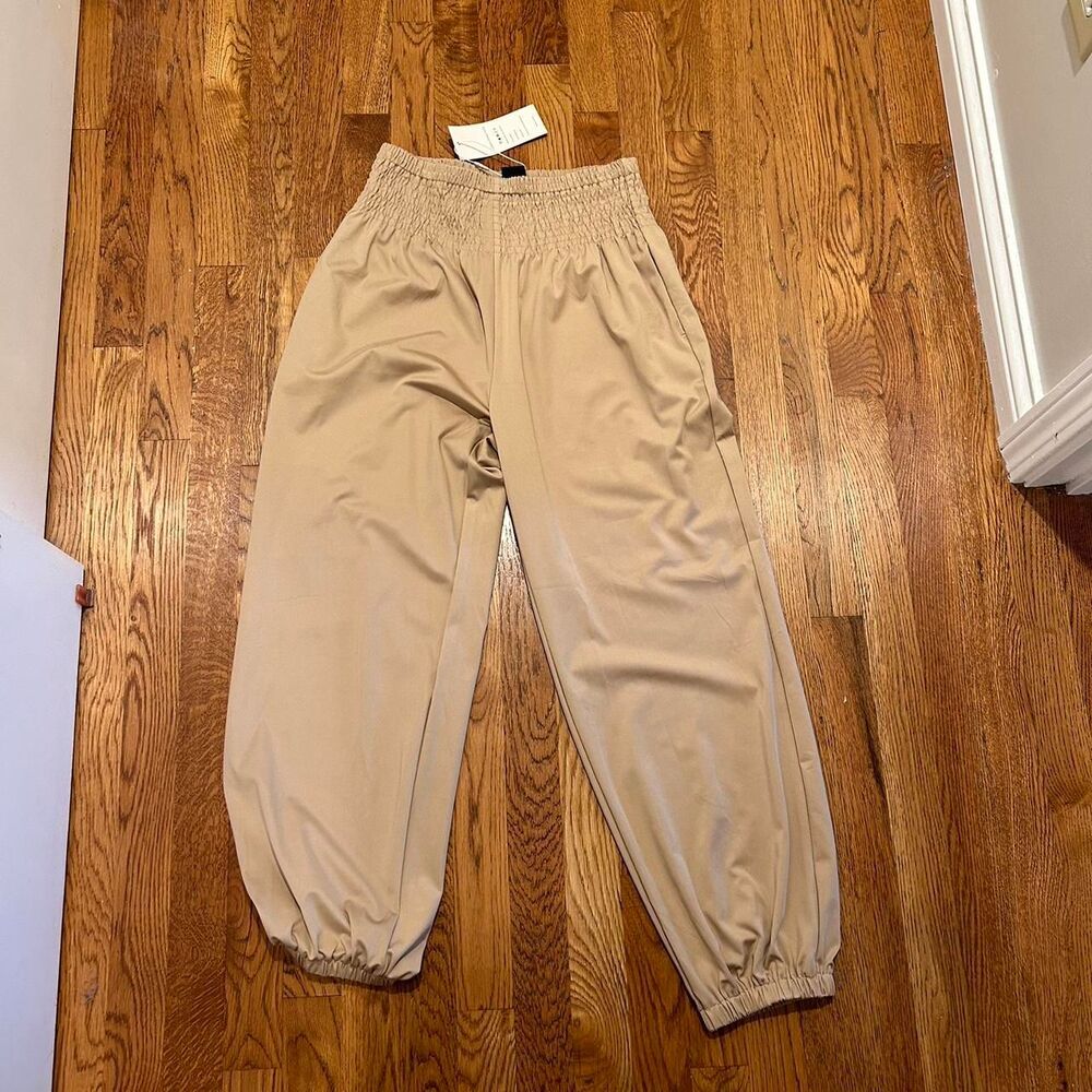 Unbranded Women's Tan and Cream Trousers